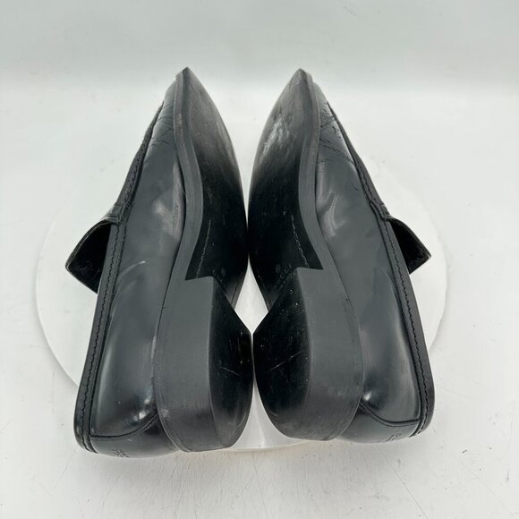 Gucci Men Size UK 8.5D US 9 Black Leather Pull On Penny Loafer Dress Shoes - Picture 6 of 12